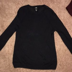 H&M navy pullover sweater